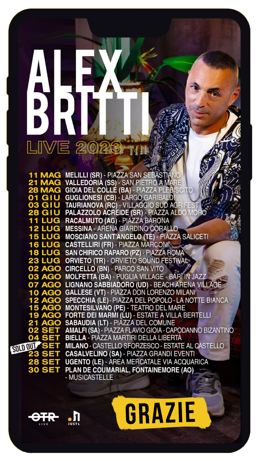 Alex Britti - Live 2023 Tour